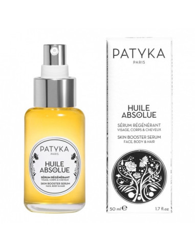 PATYKA Huile Absolue Sérum Régénérant, Visage corps et cheveux - 50ml 