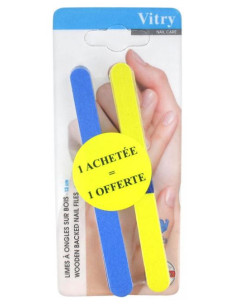 Vitry 12 Limes à Ongles sur Bois 12 cm
