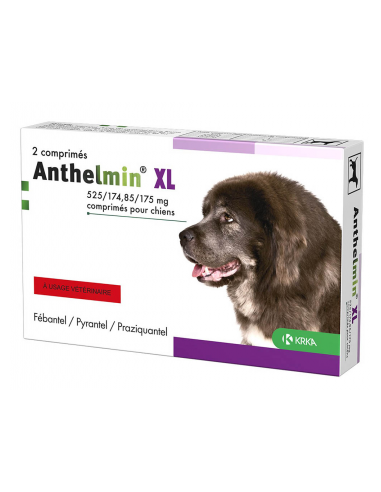 Anthelmin Vermifuge Chien XL - 2 comprimés