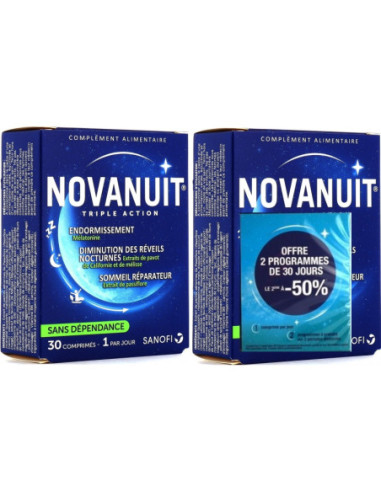 NOVANUIT Triple Action - 2 x 30 Comprimés