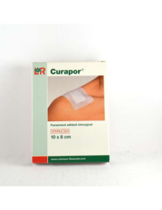 L&R Curapor pansement adhésif chirurgical 8 x 10cm - 10...
