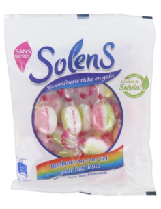 Solens Bonbons Arc-en-Ciel Sans Sucre - 100g