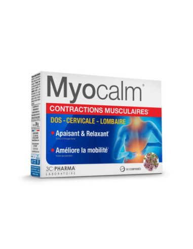 Myocalm Contractions Musculaires - 30 Comprimés