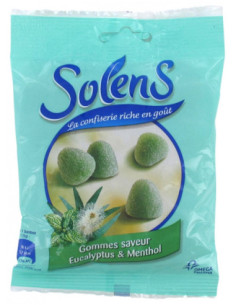 Solens Gommes à l'Eucalyptus Menthol - 100g