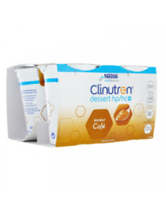 Clinutren HP/HC+ Dessert saveur café - 4x200g