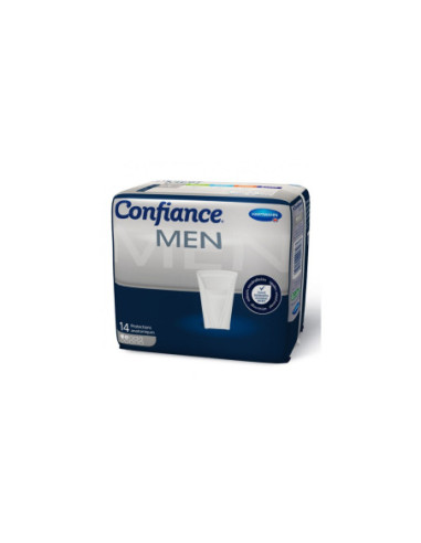 Confiance Men Protection Absorbantes 2 Gouttes - 14 protections anatomiques