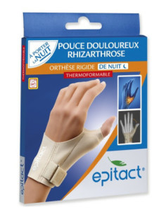 EPITACT Orthèse de Pouce Nuit - Taille L Main Droite