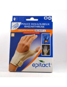 EPITACT Orthèse de Pouce Nuit - Taille M Main Droite