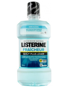 Listerine Fraîcheur Goût Plus Léger - 500ml