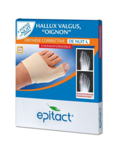 Epitact Orthèse corrective Hallux Valgus nuit - Taille L