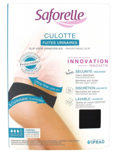 Saforelle Culotte Fuites Urinaires Taille 38