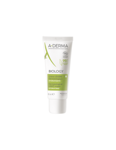 A-DERMA Biology crème légère dermatologique bio - 40ml