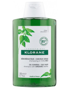 Klorane Shampoing à l'Ortie Bio - Séborégulateur Cheveux...