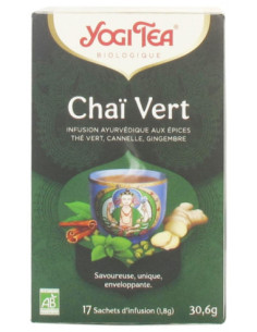 Yogi Tea Chaï Vert Bio - 17 Sachets