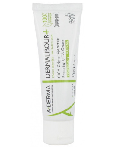 A-DERMA Dermalibour+ CICA - Crème Réparatrice Assainissante - 50 ml