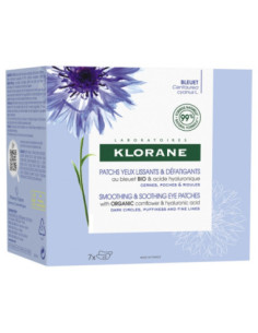 Klorane Patchs Yeux Lissants & Défatigants - 7 x 2 Patchs