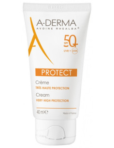 A-DERMA Protect Crème Très Haute Protection SPF50+ Sans...