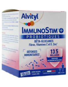 Alvityl ImmunoStim+ Probiotiques - 30 Sachets