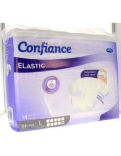 Confiance Elastic 10 Gouttes Taille L - 14 unités