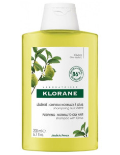 Klorane Légèreté - Cheveux Normaux à Gras Shampoing au...