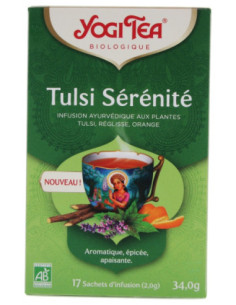 Yogi Tea Tulsi Sérénité Bio - 17 Sachets
