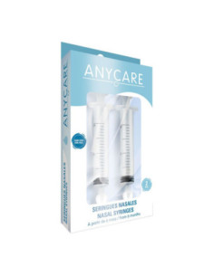 Anycare Seringues Nasales bleue - 2 unités 