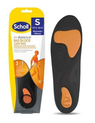  Scholl Semelle Anti-Douleur Bas Du Dos - T1