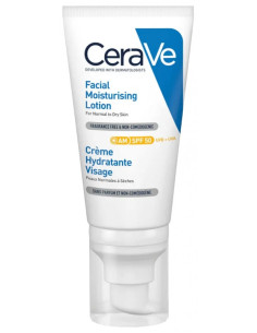 CeraVe Crème Hydratante Visage SPF50 - 52 ml