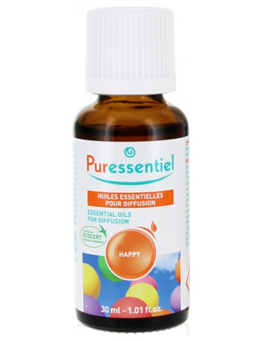 Puressentiel Huiles Essentielles pour Diffusion Happy - 30 ml