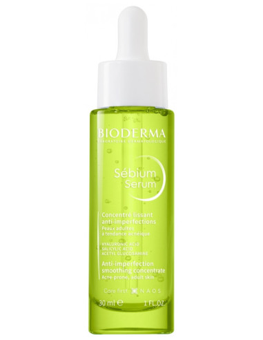 Bioderma Sébium Serum Concentré Lissant Anti-Imperfections - 30 ml