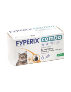 Fyperix Combo Chat pipette anti puce - 3 pipettes