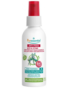 Puressentiel Anti-Pique Spray Répulsif Peaux Sensibles -...