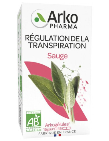 Arkopharma Arkogélules Sauge Bio - 45 Gélules
