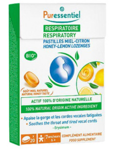 Puressentiel Respiratoire Pastilles Miel-Citron - 20...