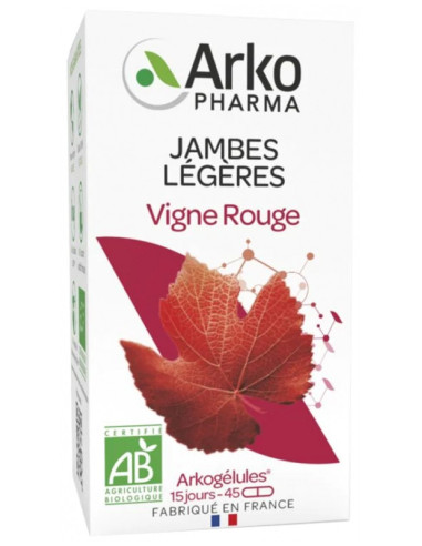 Arkopharma Arkogélules Vigne Rouge Bio - 45 gélules