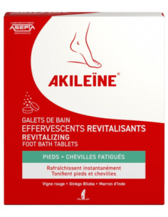 Akileïne Galets de Bain Effervescents Revitalisants - 6...