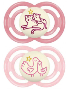 MAM 2 Sucettes Perfect Nuit Animaux 18 Mois et + - Modèle...