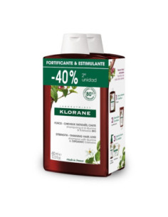 Klorane Shampoing Quinine & Edelweiss BIO - 2x400ml