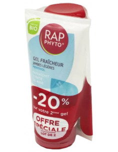 Rap Phyto Gel Fraîcheur Jambes Légères Menthol Bio- Lot...