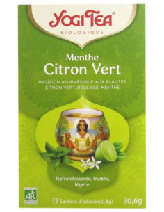Yogi Tea Menthe Citron Vert Bio - 17 Sachets
