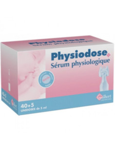 Gilbert Physiodose Sérum Physiologique - 40 unidoses