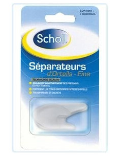 Séparateurs Fins d'Orteils Gelactiv, 3 unités