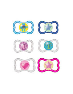 Sucette Colorette Silicone + 6 mois - 1 sucette