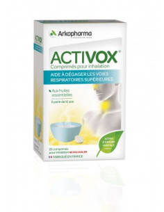 Activox Comprimés pour Inhalation - 20 comprimés