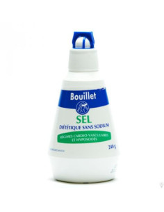 BOUILLET Sel diététique appauvri en sodium, 240g