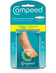 Pansements Cors Moyen Format, 10 unités