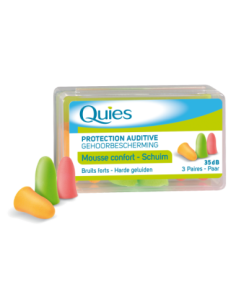 Protection Auditive en Mousse Fluo - 3 Paires