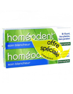 Boiron HOMEODENT soin blancheur - 2x75ml