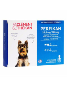 Clément Thékan Perfikan Chien 26,8mg/240mg - 4 x 044ml