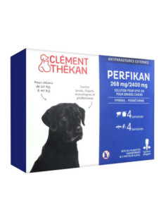 Clément Thékan Perfikan Chien de 20 à 40kg - 4 x 4.4ml